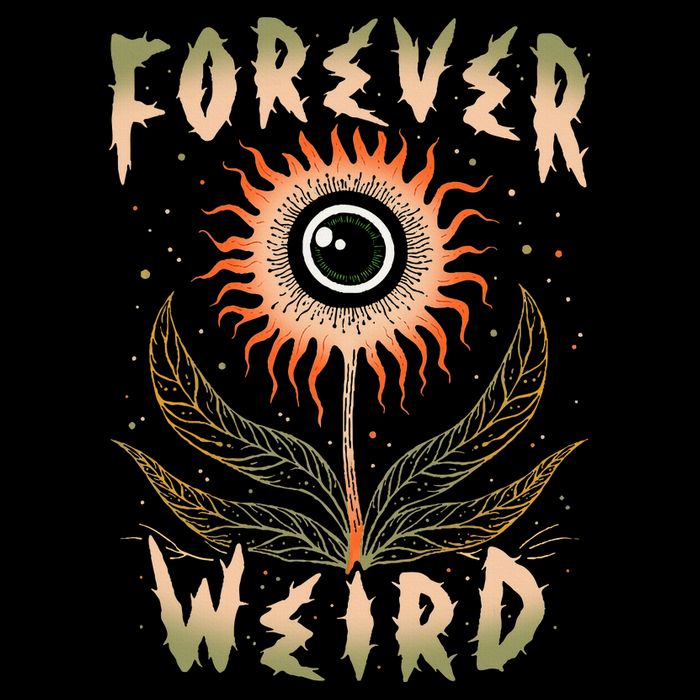 Forever Weird With Eyeball Plant Illustration Cooling Performance Crew T-Shirt