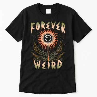 Forever Weird With Eyeball Plant Illustration Tall T-Shirt