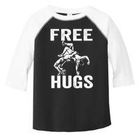 Funny Wrestling Wrestler Humor Free Hugs Wo Toddler Fine Jersey T-Shirt