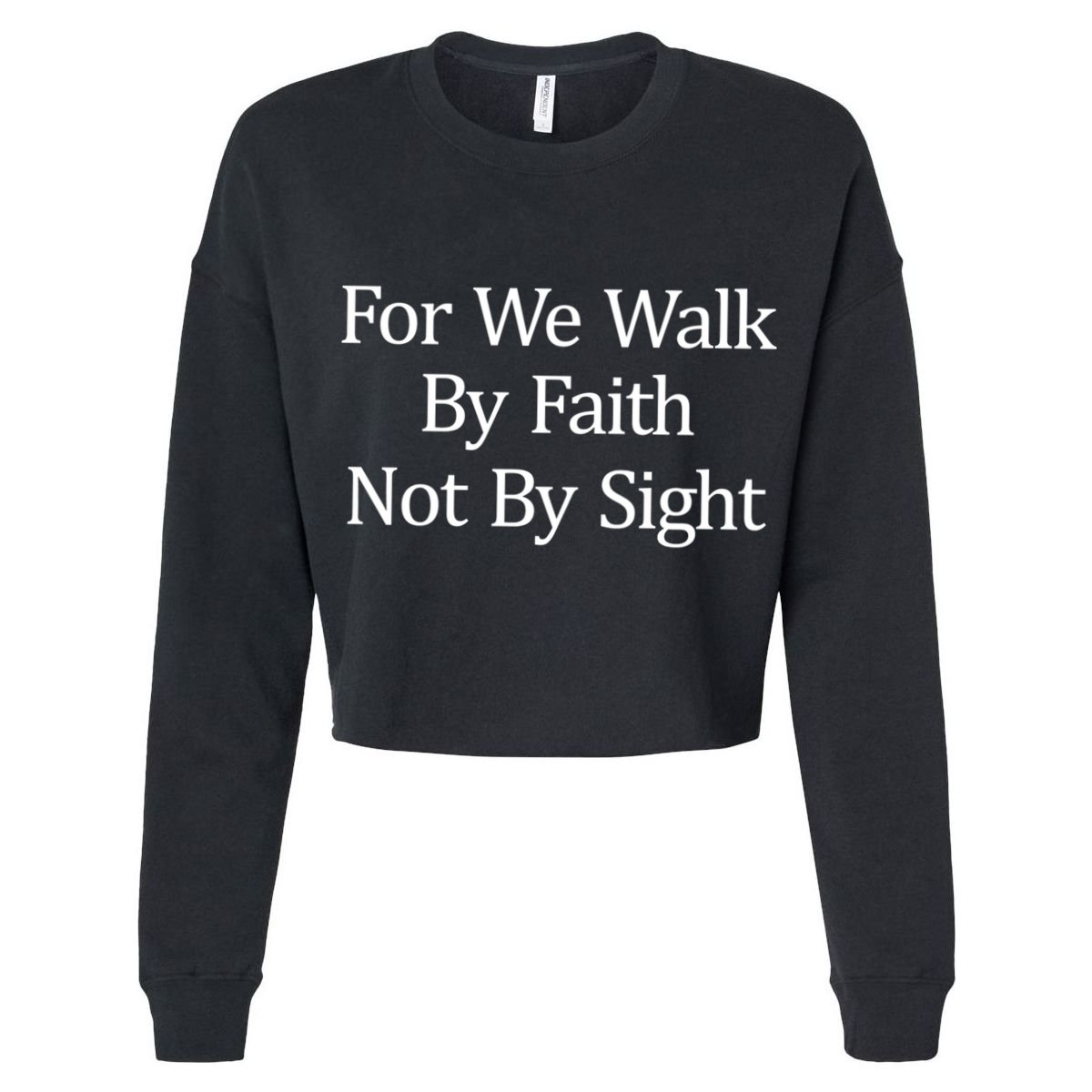 For We Walk By Faith Not By Sight Funny Gift Cooling Performance Crew T-Shirt