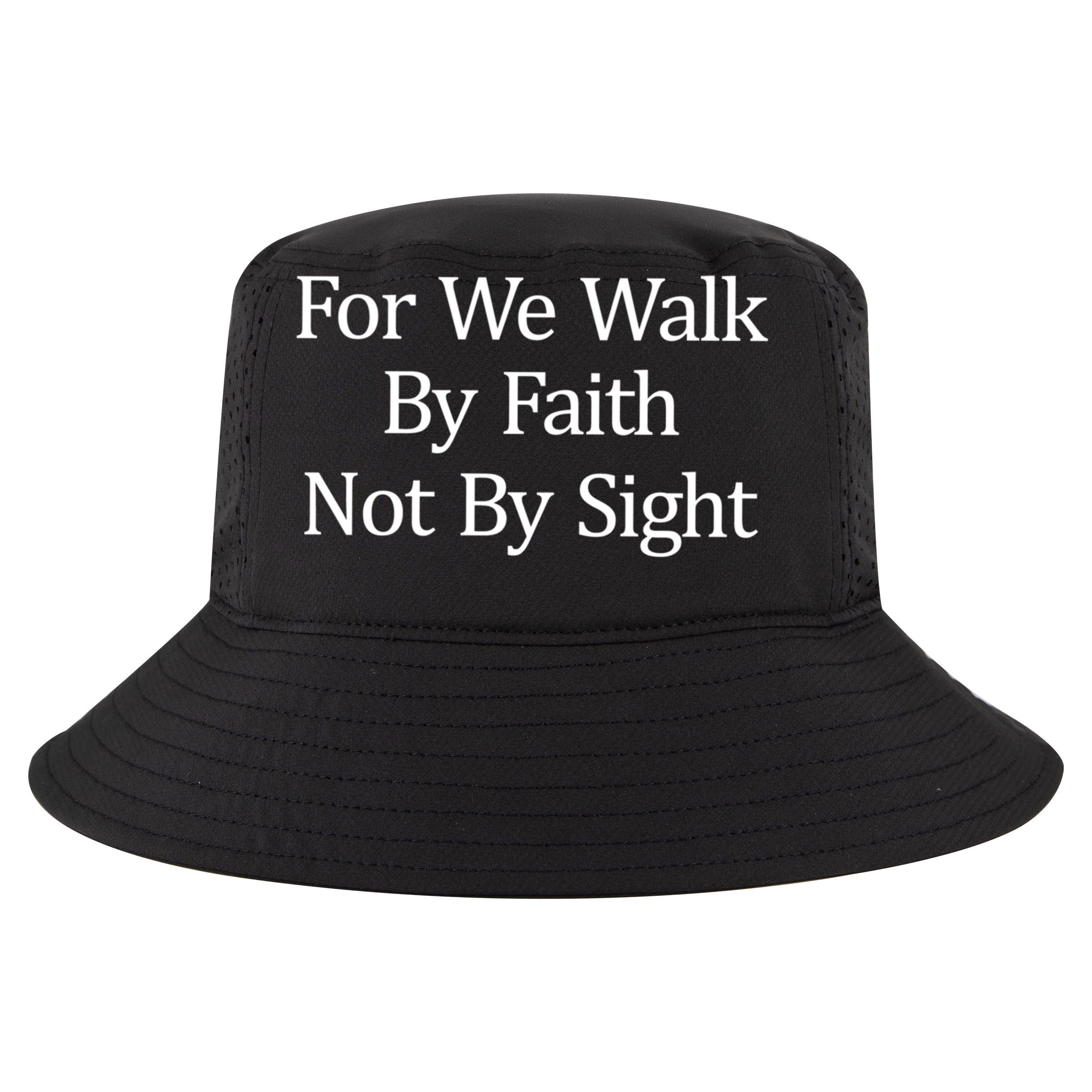 For We Walk By Faith Not By Sight Funny Gift Cooling Performance Crew T-Shirt