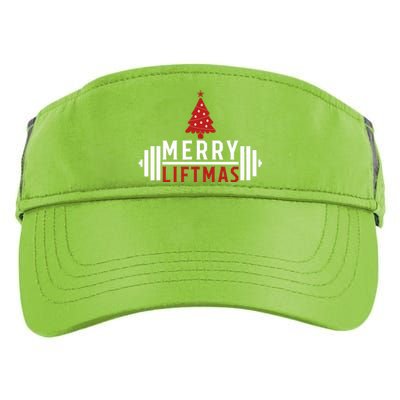 Funny Weightlifting Weight Lifters Merry Liftmas Christmas Adult Drive Performance Visor