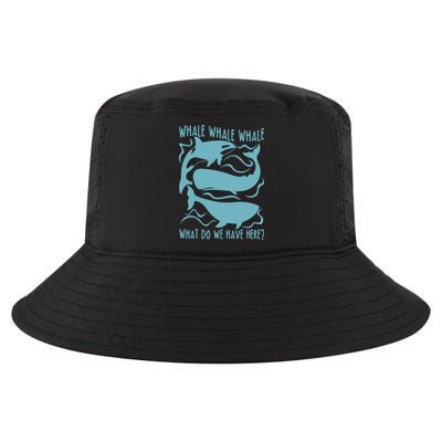 Funny Whale What Do We Have Here Cool Comfort Performance Bucket Hat
