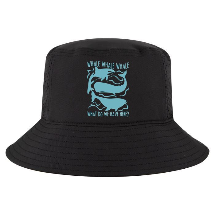 Funny Whale What Do We Have Here Cool Comfort Performance Bucket Hat