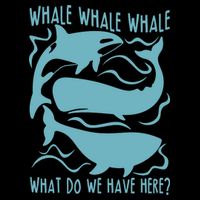 Funny Whale What Do We Have Here USA-Made Doggie Bandana