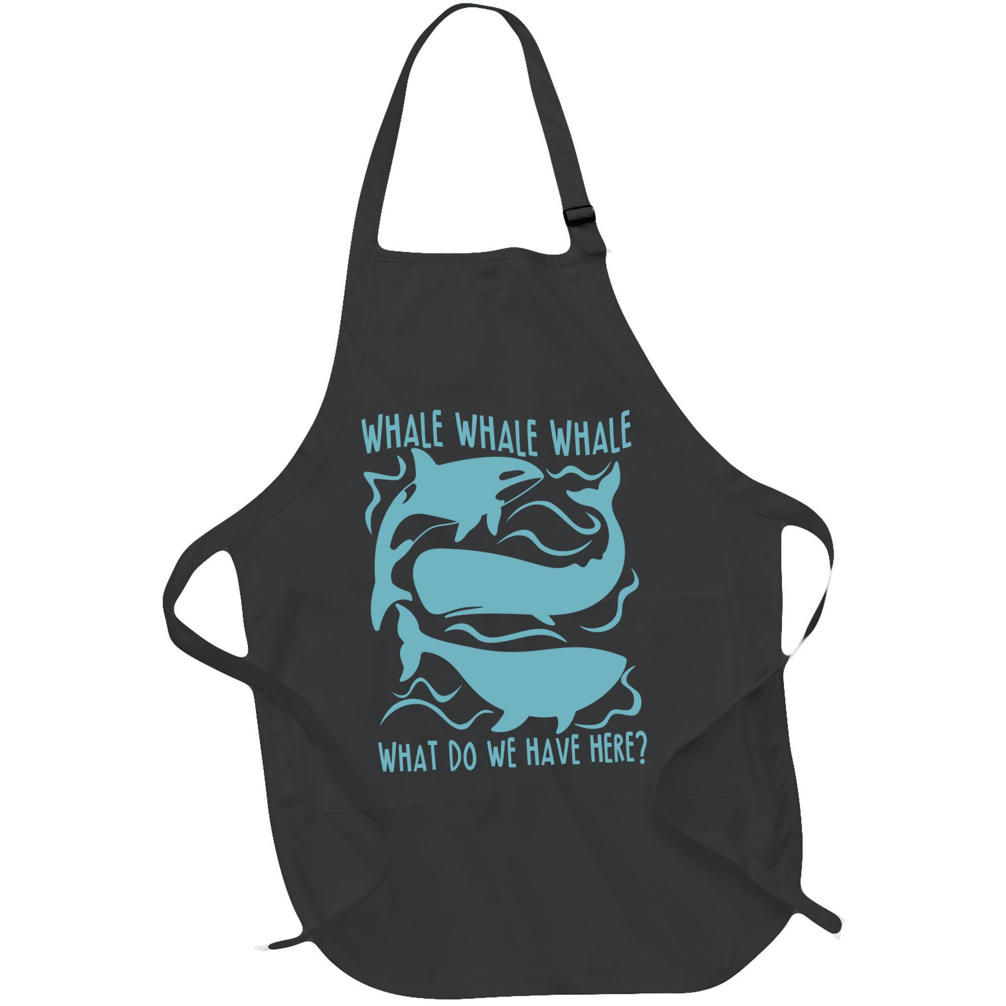 Funny Whale What Do We Have Here Apron