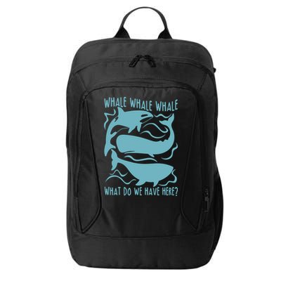 Funny Whale What Do We Have Here City Backpack