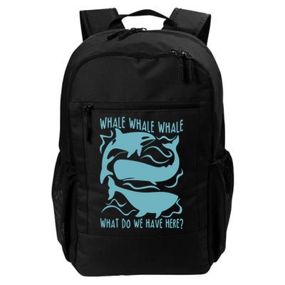Funny Whale What Do We Have Here Backpack