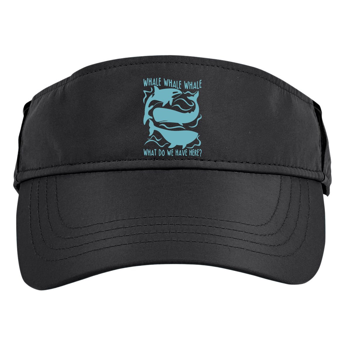 Funny Whale What Do We Have Here Adult Drive Performance Visor