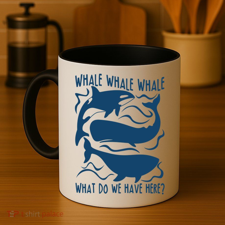 Funny Whale What Do We Have Here Mug