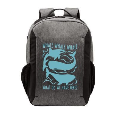 Funny Whale What Do We Have Here Vector Backpack