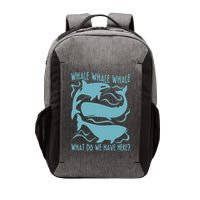 Funny Whale What Do We Have Here Vector Backpack