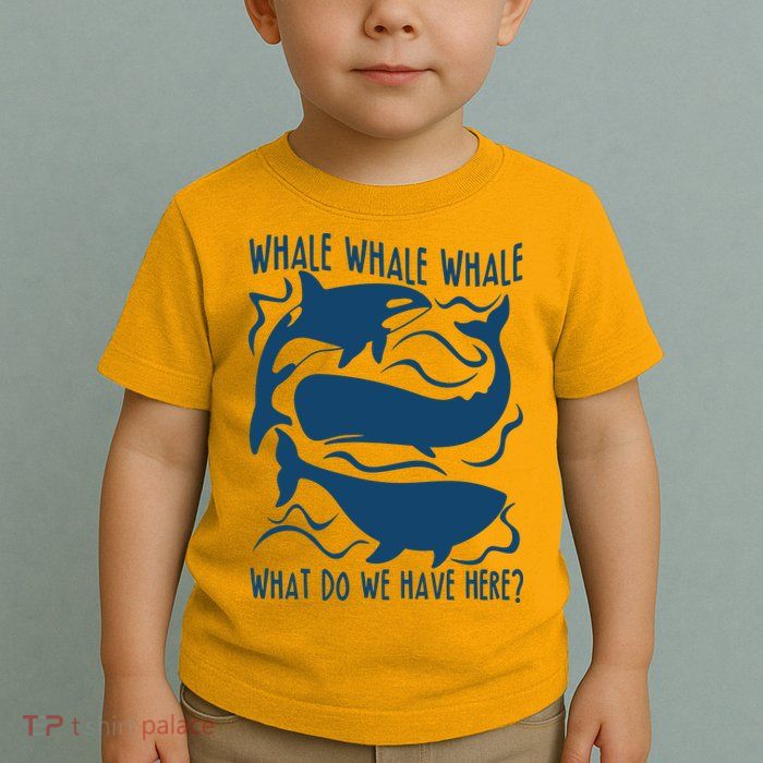 Funny Whale What Do We Have Here Toddler T-Shirt