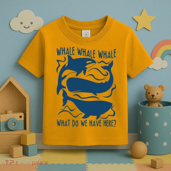 Funny Whale What Do We Have Here Toddler T-Shirt