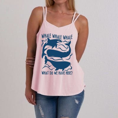 Funny Whale What Do We Have Here Women's Strappy Tank