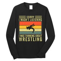 Funny Wrestling Wrestler Design Wrestle Long Sleeve Shirt