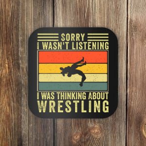 Funny Wrestling Wrestler Design Wrestle Coaster