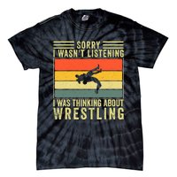 Funny Wrestling Wrestler Design Wrestle Tie-Dye T-Shirt