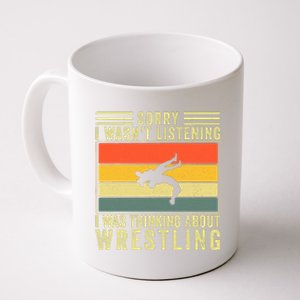 Funny Wrestling Wrestler Design Wrestle Coffee Mug