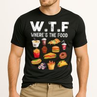 Funny Wtf Wheres The Food Funny Gift Cooling Performance Crew T-Shirt