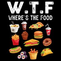 Funny Wtf Wheres The Food Funny Gift Cooling Performance Crew T-Shirt