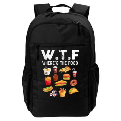 Funny Wtf Wheres The Food Funny Gift Backpack