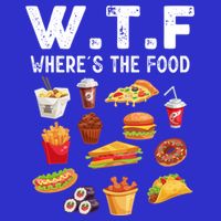 Funny Wtf Wheres The Food Funny Gift Button