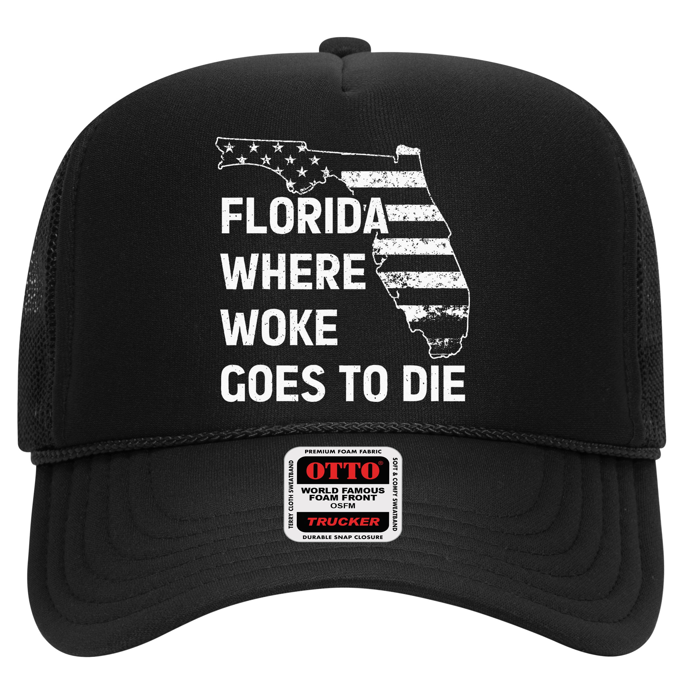 Florida Where Woke Goes To Die Funny Retro Hat