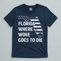 Florida Where Woke Goes To Die Funny Retro T-Shirt