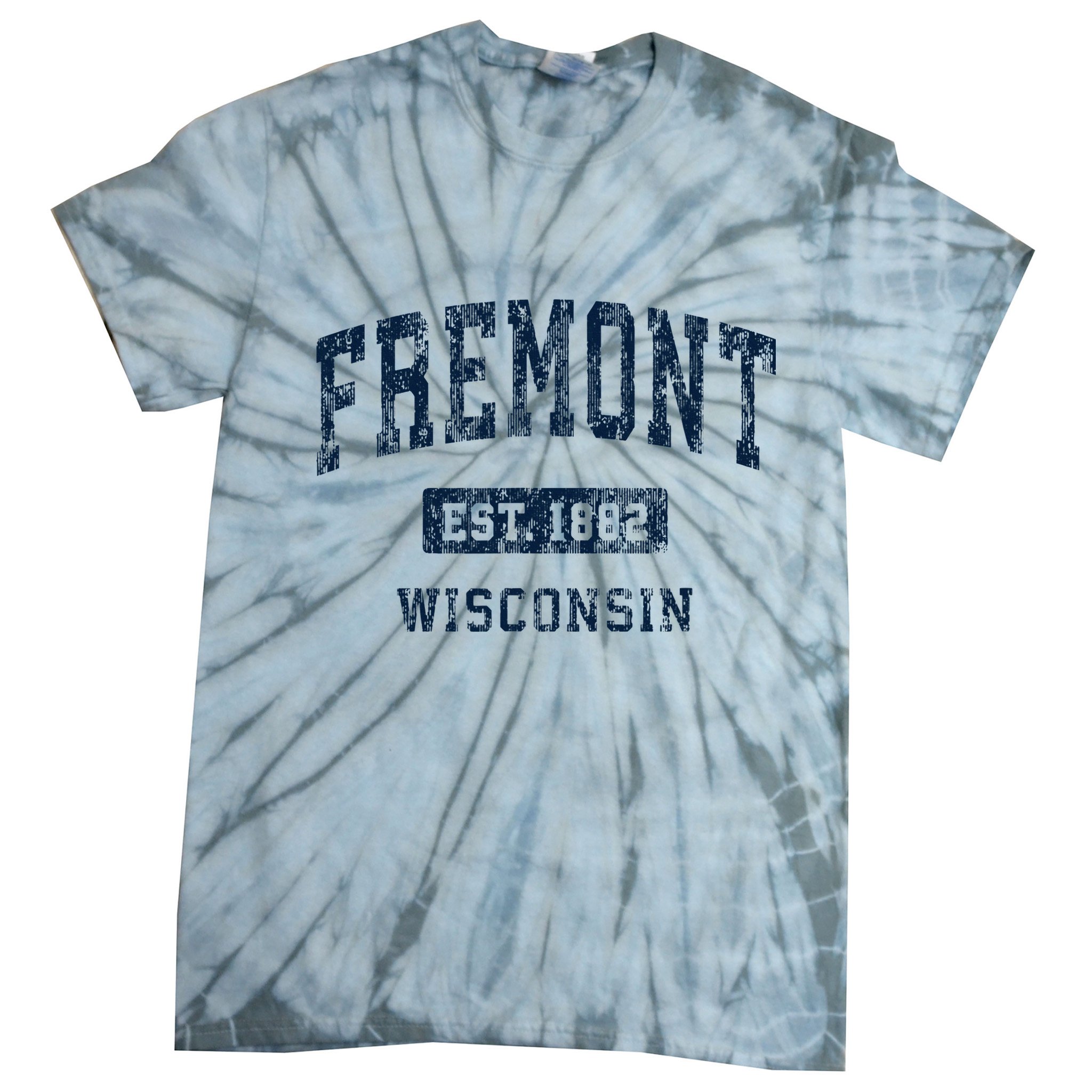 Fremont Wisconsin Wi Vintage Athletic Sports Design Tie-Dye T-Shirt