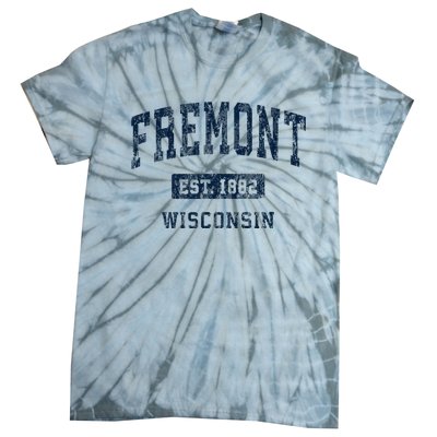 Fremont Wisconsin Wi Vintage Athletic Sports Design Tie-Dye T-Shirt