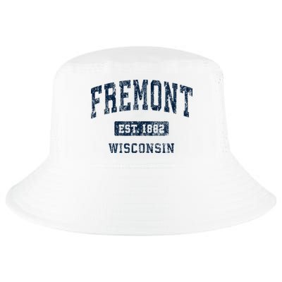 Fremont Wisconsin Wi Vintage Athletic Sports Design Cool Comfort Performance Bucket Hat