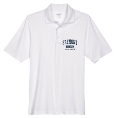 Fremont Wisconsin Wi Vintage Athletic Sports Design Men's Origin Performance Pique Polo