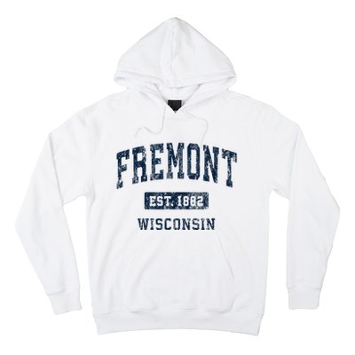 Fremont Wisconsin Wi Vintage Athletic Sports Design Hoodie