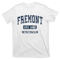 Fremont Wisconsin Wi Vintage Athletic Sports Design T-Shirt