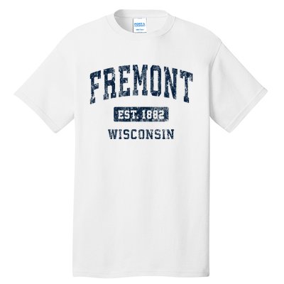 Fremont Wisconsin Wi Vintage Athletic Sports Design Tall T-Shirt