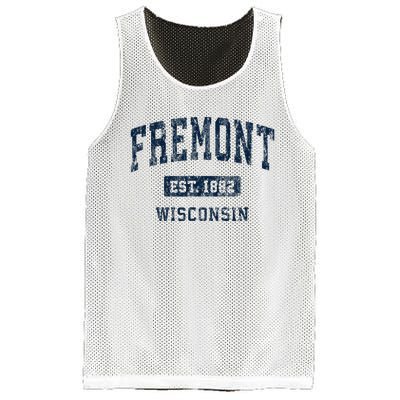 Fremont Wisconsin Wi Vintage Athletic Sports Design Mesh Reversible Basketball Jersey Tank