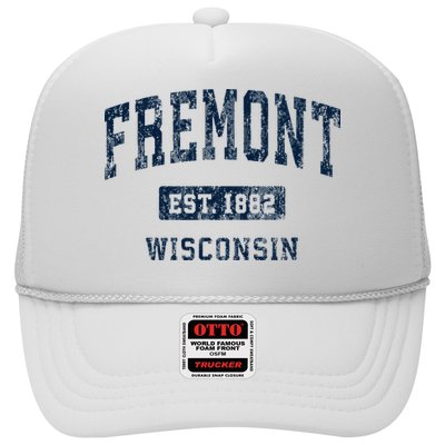 Fremont Wisconsin Wi Vintage Athletic Sports Design Trucker Hat