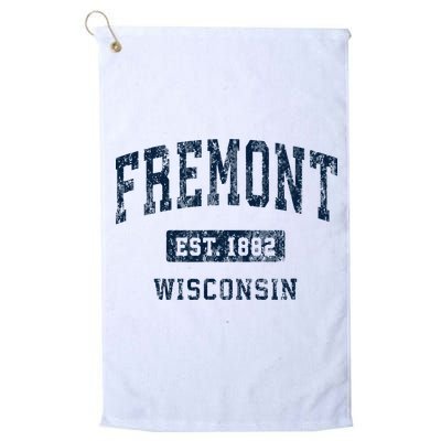 Fremont Wisconsin Wi Vintage Athletic Sports Design Golf Towel