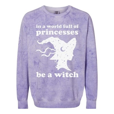 Funny Witch Witchy Women Or Halloween Colorblast Crewneck Sweatshirt