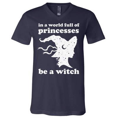 Funny Witch Witchy Women Or Halloween V-Neck T-Shirt