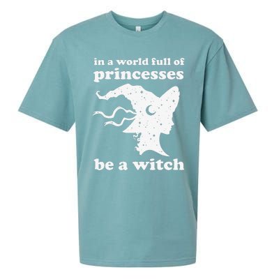 Funny Witch Witchy Women Or Halloween Sueded Cloud Jersey T-Shirt