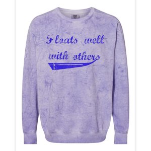 Floats Well With Others Colorblast Crewneck Sweatshirt