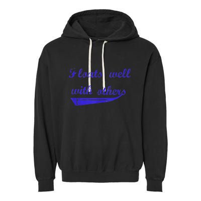 Floats Well With Others Garment-Dyed Fleece Hoodie