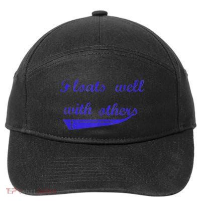 Floats Well With Others 7-Panel Snapback Hat