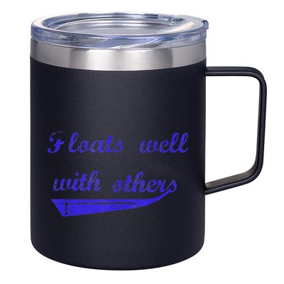 Floats Well With Others 12oz Stainless Steel Coffee Mug