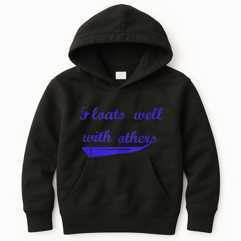 Floats Well With Others Kids Hoodie