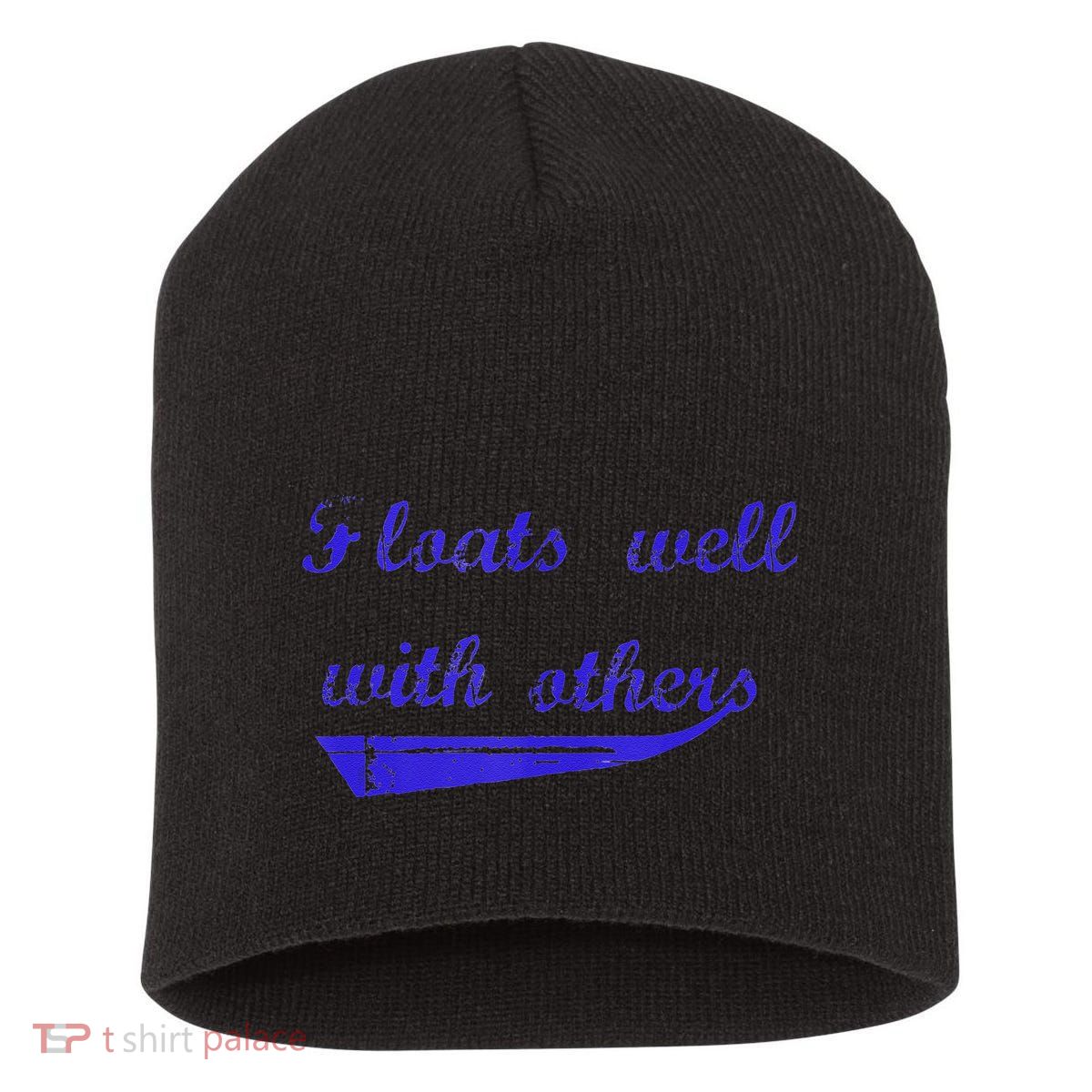 Floats Well With Others Short Acrylic Beanie