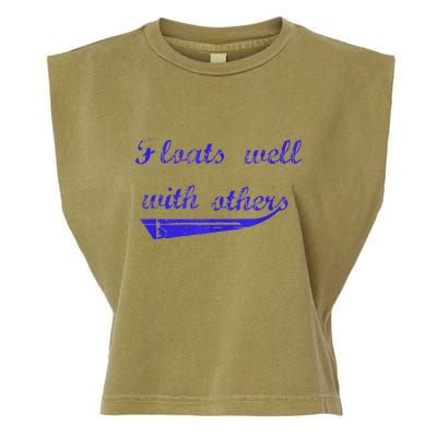 Floats Well With Others Garment-Dyed Women's Muscle Tee