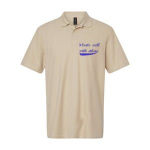 Floats Well With Others Softstyle Adult Sport Polo